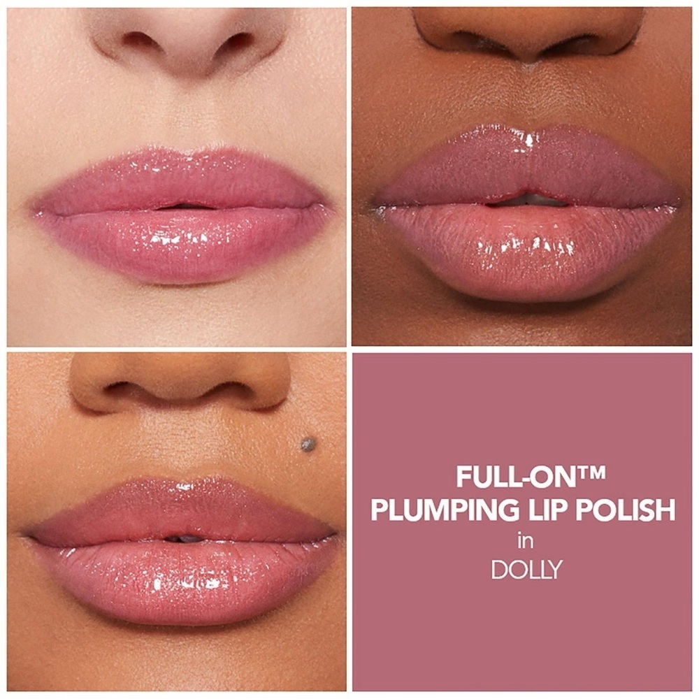 Buxom DOLLY Full On Plumping Lip Polish | NEW | Full Size | BNIB | Mauve Shimmer - Picture 4 of 16